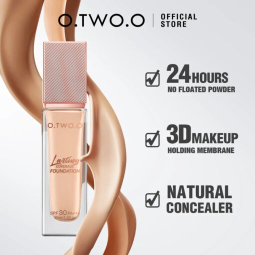 O.TWO.O All Day Coverage Foundation - Image 3